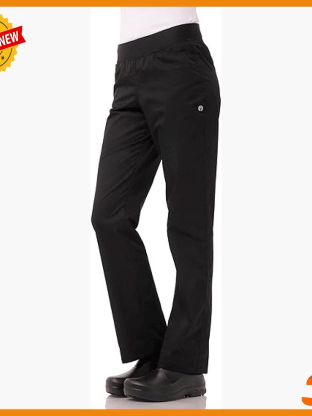 Lightweight Slim Fit Chef Pants X-Large Polycotton Work Utility